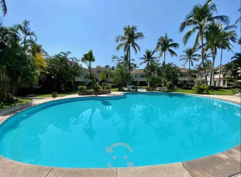 Hermoso Apartamento En Manzanillo Con Alberca Y Cancha De Tenis, Ideal Para Relajarse Y Disfrutar De Una Escapada Tranquila En El Paraiso Tropical المظهر الخارجي الصورة